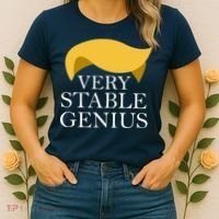 Donald Trump Very Stable Genius Women's T-Shirt thumb 2