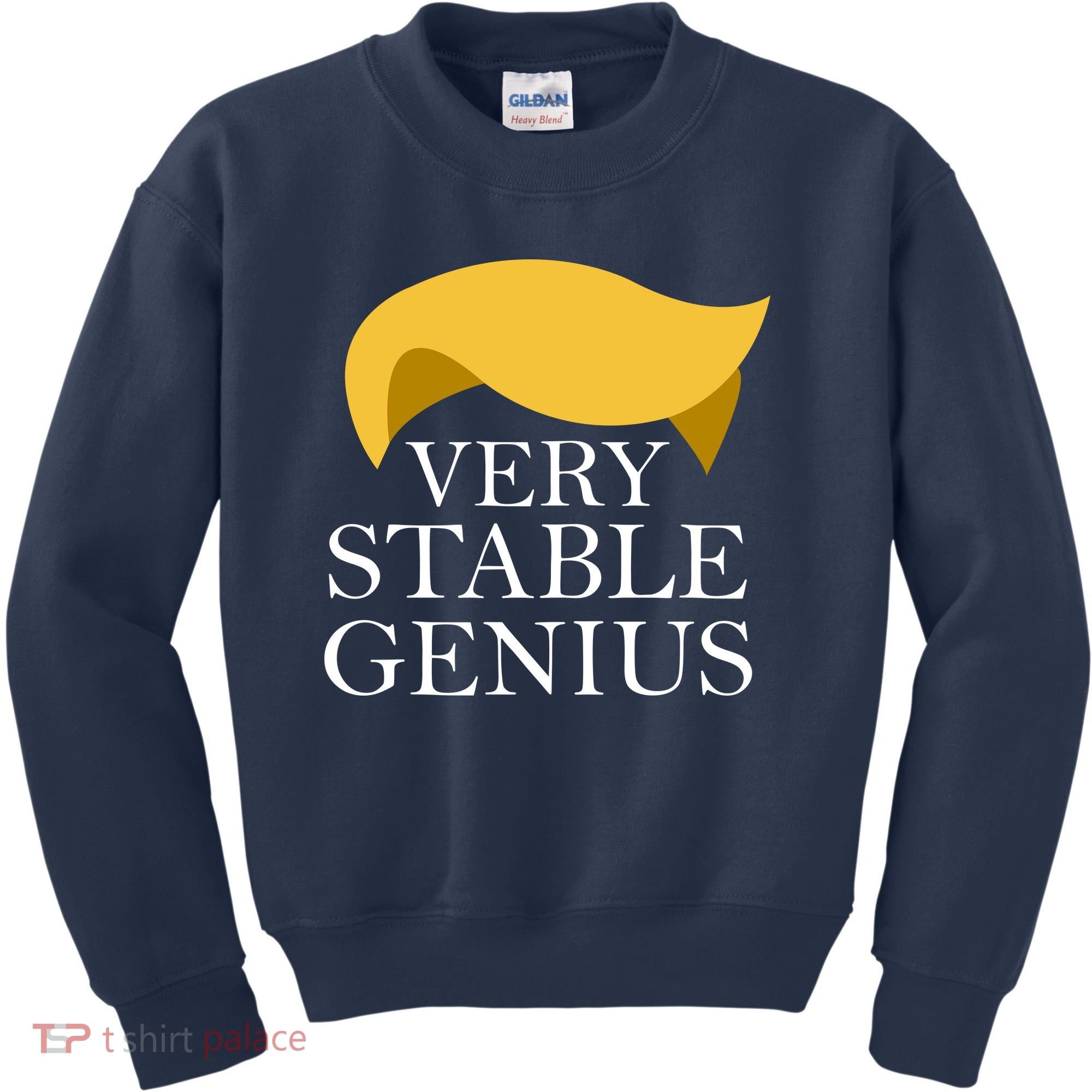 Donald Trump Very Stable Genius Kids Sweatshirt