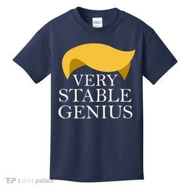 Donald Trump Very Stable Genius Kids T-Shirt