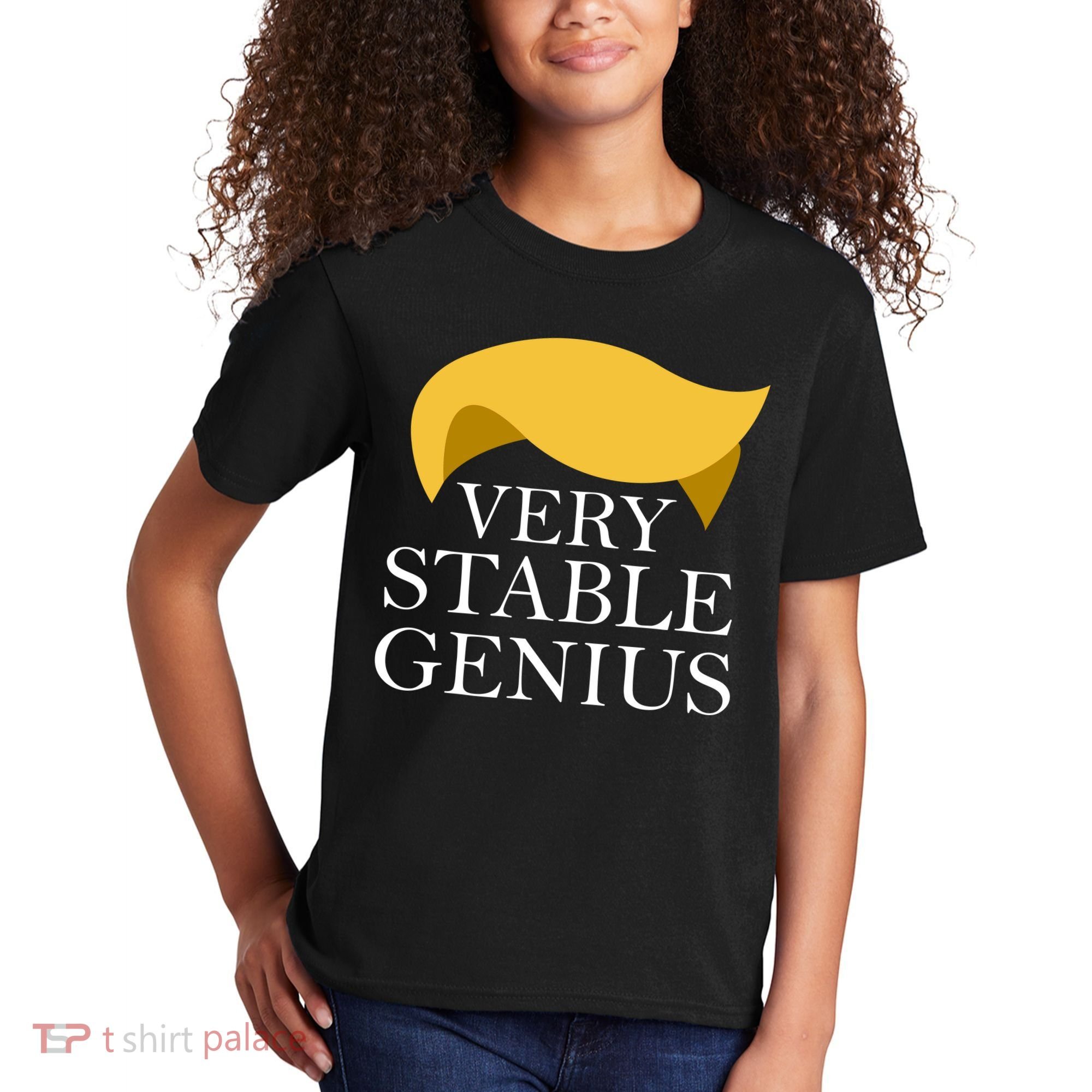 Donald Trump Very Stable Genius Kids T-Shirt