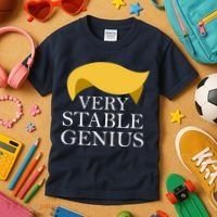 Donald Trump Very Stable Genius Kids T-Shirt thumb 3