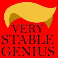 Donald Trump Very Stable Genius Santa Hat thumb 1