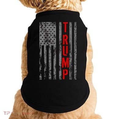 Donald Trump Vintage USA Flag Doggie Tank
