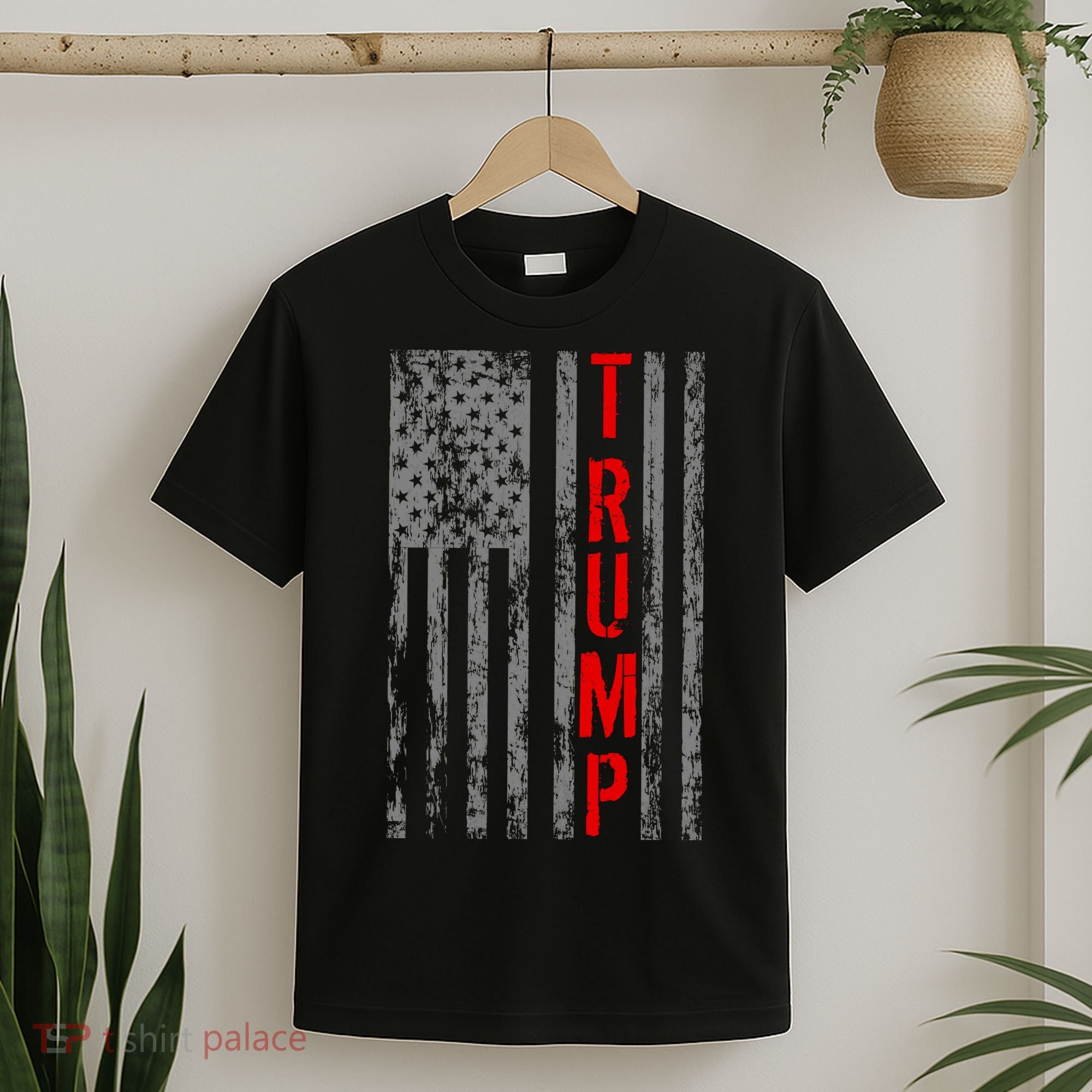 Donald Trump Vintage USA Flag T-Shirt