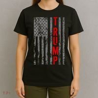 Donald Trump Vintage USA Flag T-Shirt thumb 4