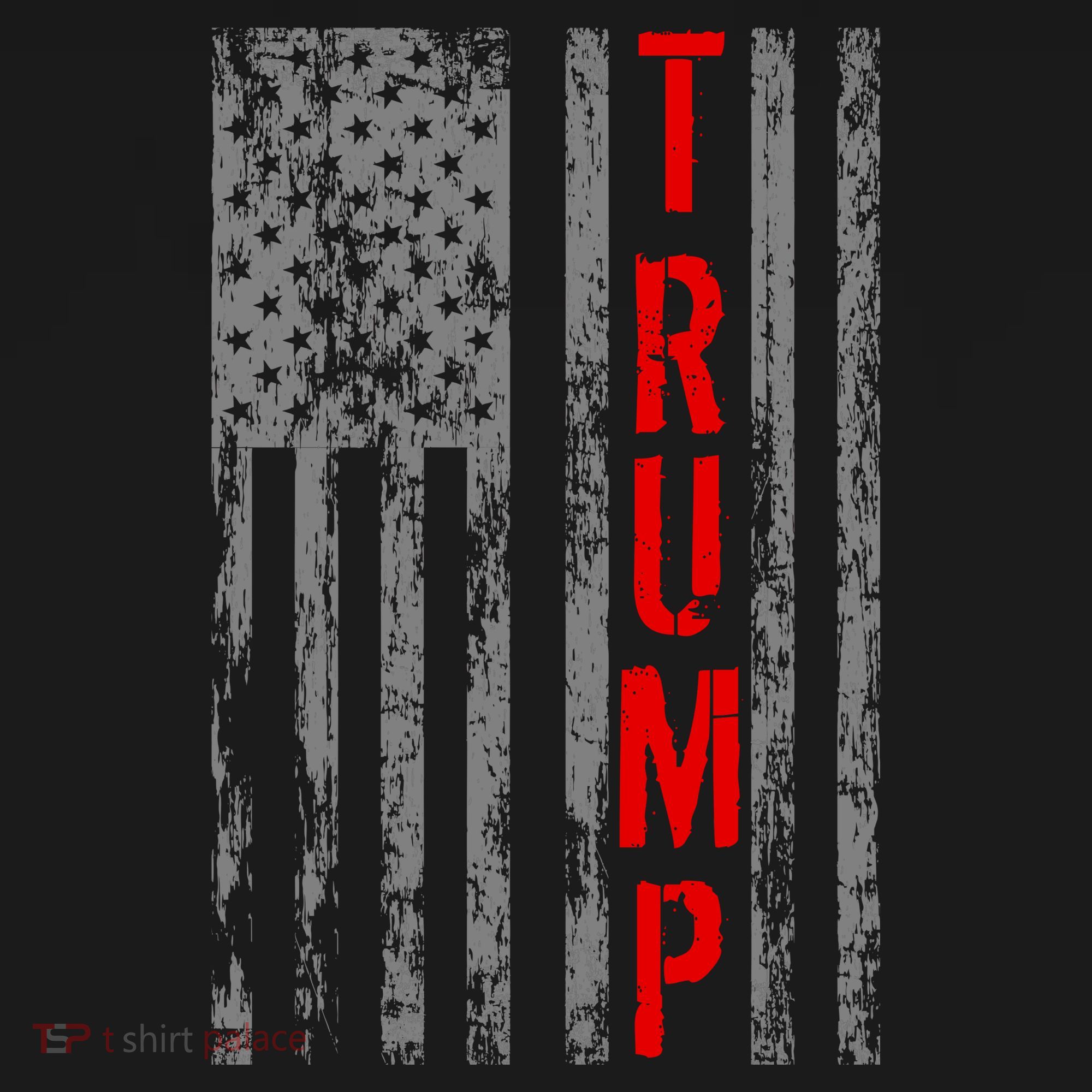 Donald Trump Vintage USA Flag T-Shirt