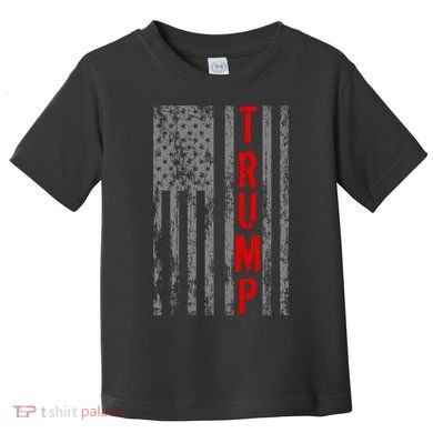 Donald Trump Vintage USA Flag Toddler T-Shirt