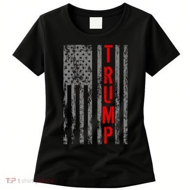 Donald Trump Vintage USA Flag Women's T-Shirt