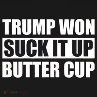 Donald Trump Won Suck It Up Butter Cup President Ornament thumb 1