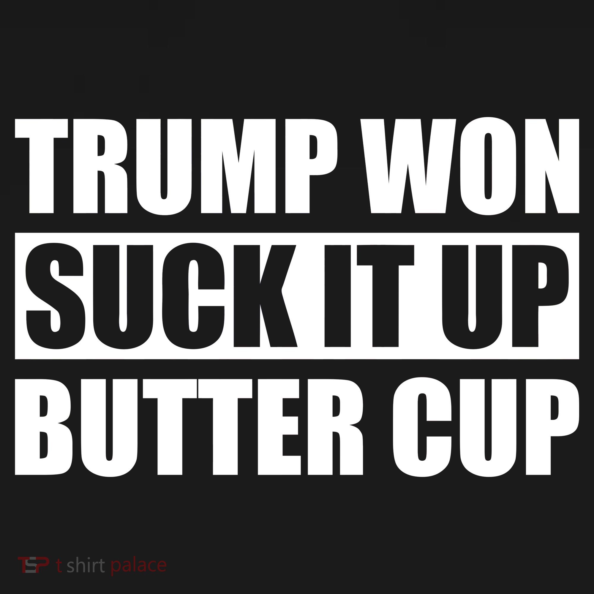 Donald Trump Won Suck It Up Butter Cup President Visor