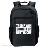 Donald Trump Won Suck It Up Butter Cup President Backpack thumb 0