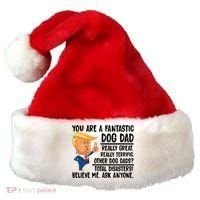 Donald Trump You Are A Fantastic Dog Dad Santa Hat thumb 0