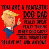 Donald Trump You Are A Fantastic Dog Dad Santa Hat thumb 1