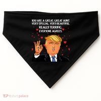 Donald Trump Your A Great Aunt USA-Made Doggie Bandana thumb 0