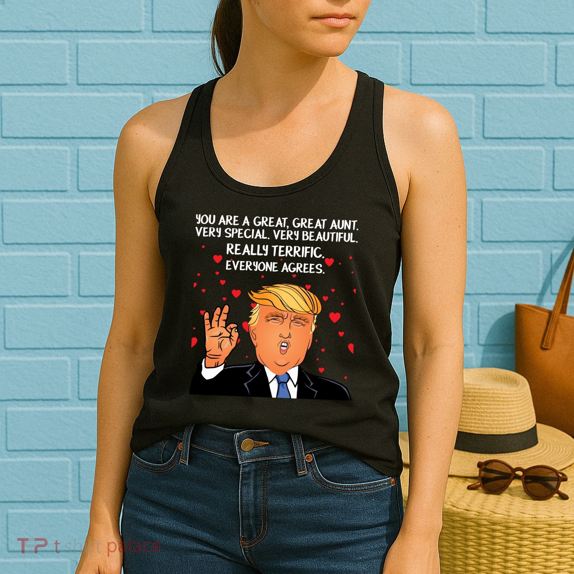 Donald Trump Your A Great Aunt Women's Tank Top