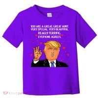 Donald Trump Your A Great Aunt Toddler T-Shirt thumb 0