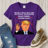 Donald Trump Your A Great Aunt Women's T-Shirt thumb 3