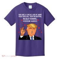 Donald Trump Your A Great Aunt Kids T-Shirt thumb 0