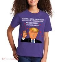 Donald Trump Your A Great Aunt Kids T-Shirt thumb 2