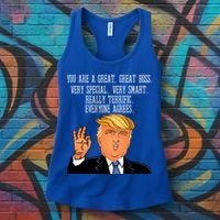 Donald Trump Your A Great Boss Women's Tank Top thumb 3
