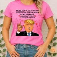 Donald Trump Your A Great Daughter Women's T-Shirt thumb 2