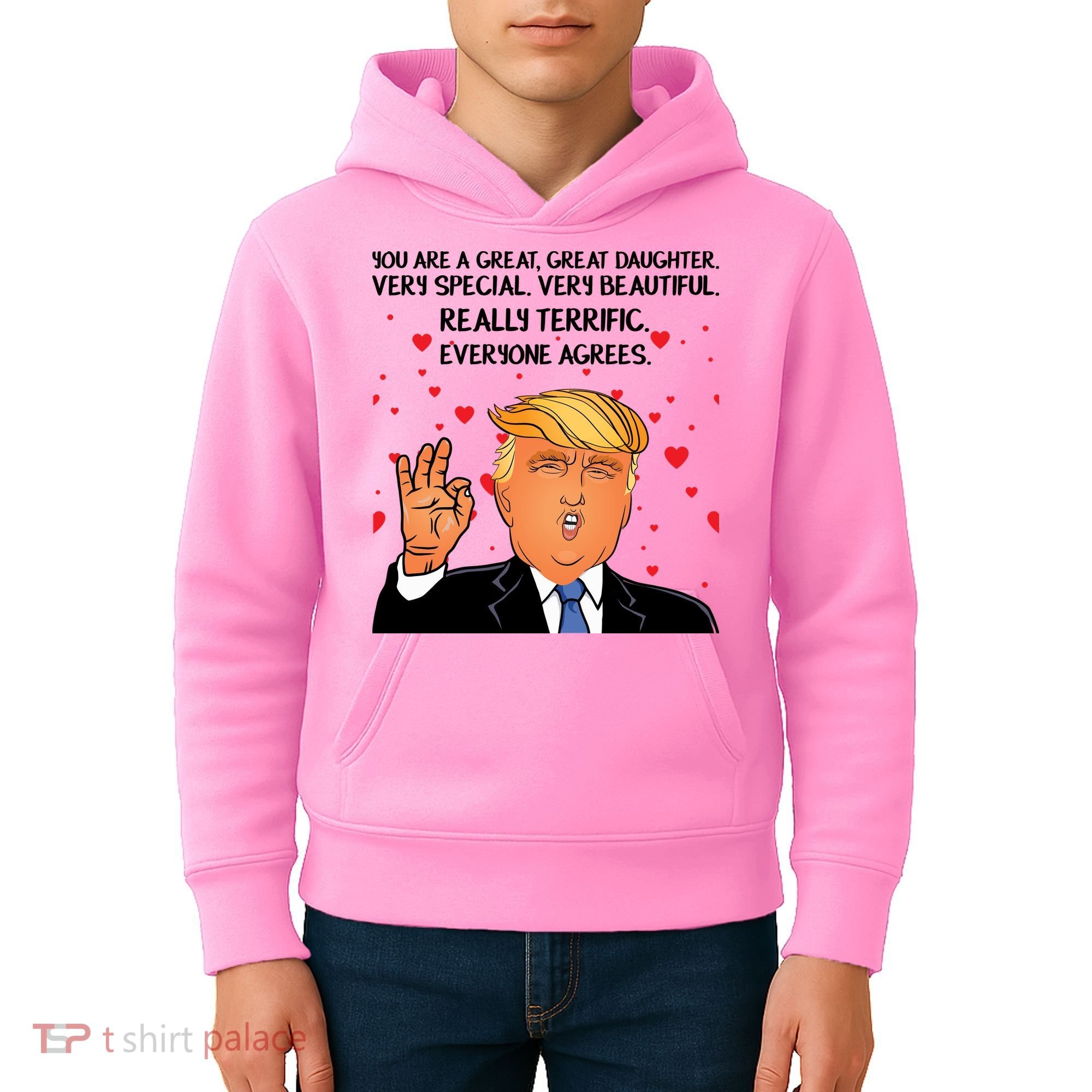 Donald Trump Your A Great Daughter Kids Hoodie