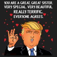 Donald Trump Your A Great Sister Hat thumb 2