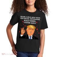 Donald Trump Your A Great Sister Kids T-Shirt thumb 2