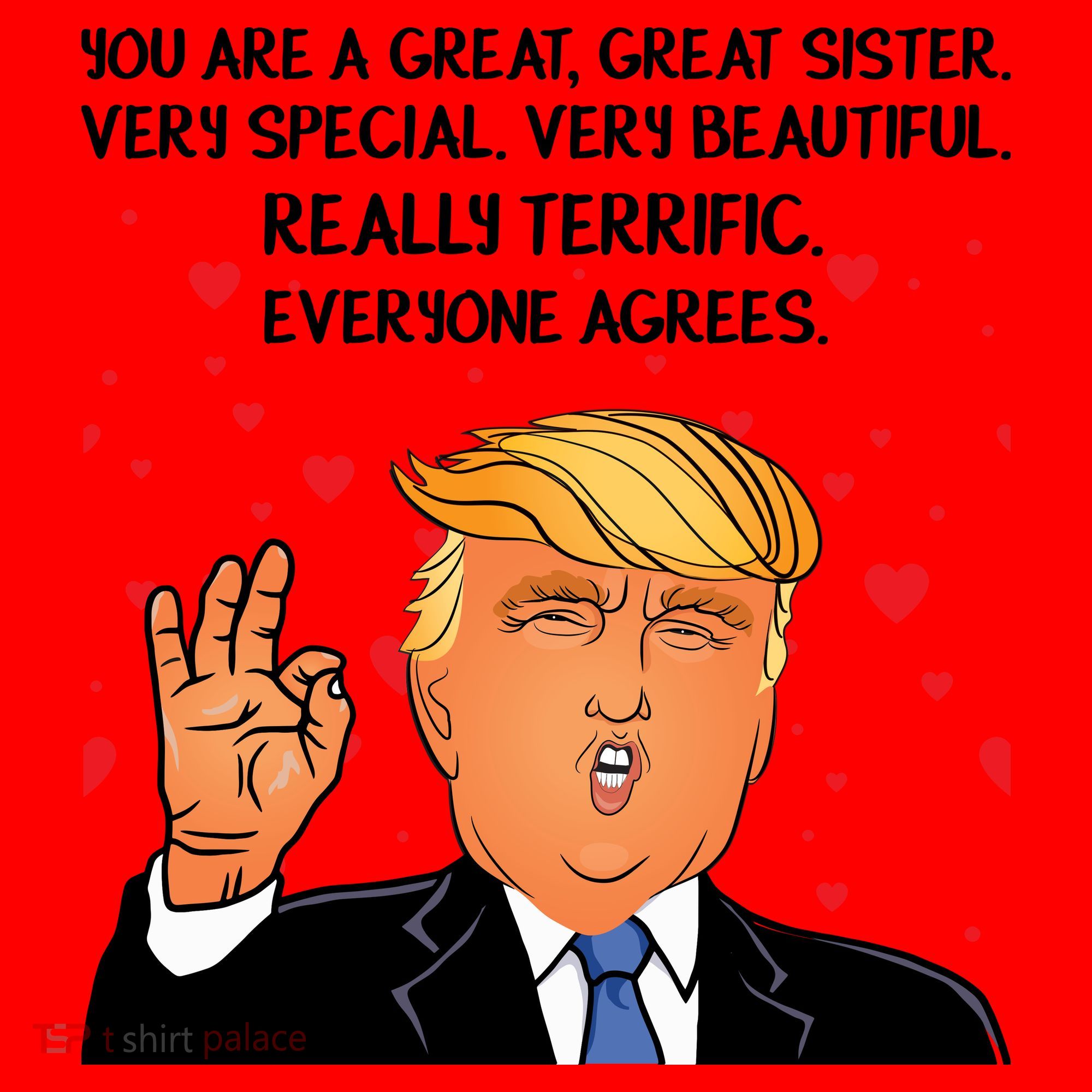 Donald Trump Your A Great Sister Santa Hat