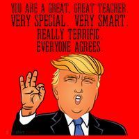 Donald Trump Your A Great Teacher Santa Hat thumb 1
