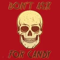 Don't Ask For Candy  Christmas Stocking thumb 1