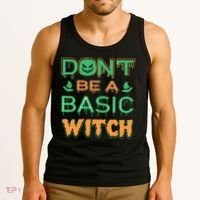 Don't Be A Basic Witch Tank Top thumb 3