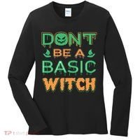 Don't Be A Basic Witch Women's Long Sleeve Shirt thumb 0