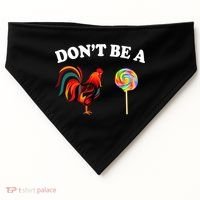 Don't Be A Chicken Lollipop USA-Made Doggie Bandana thumb 0