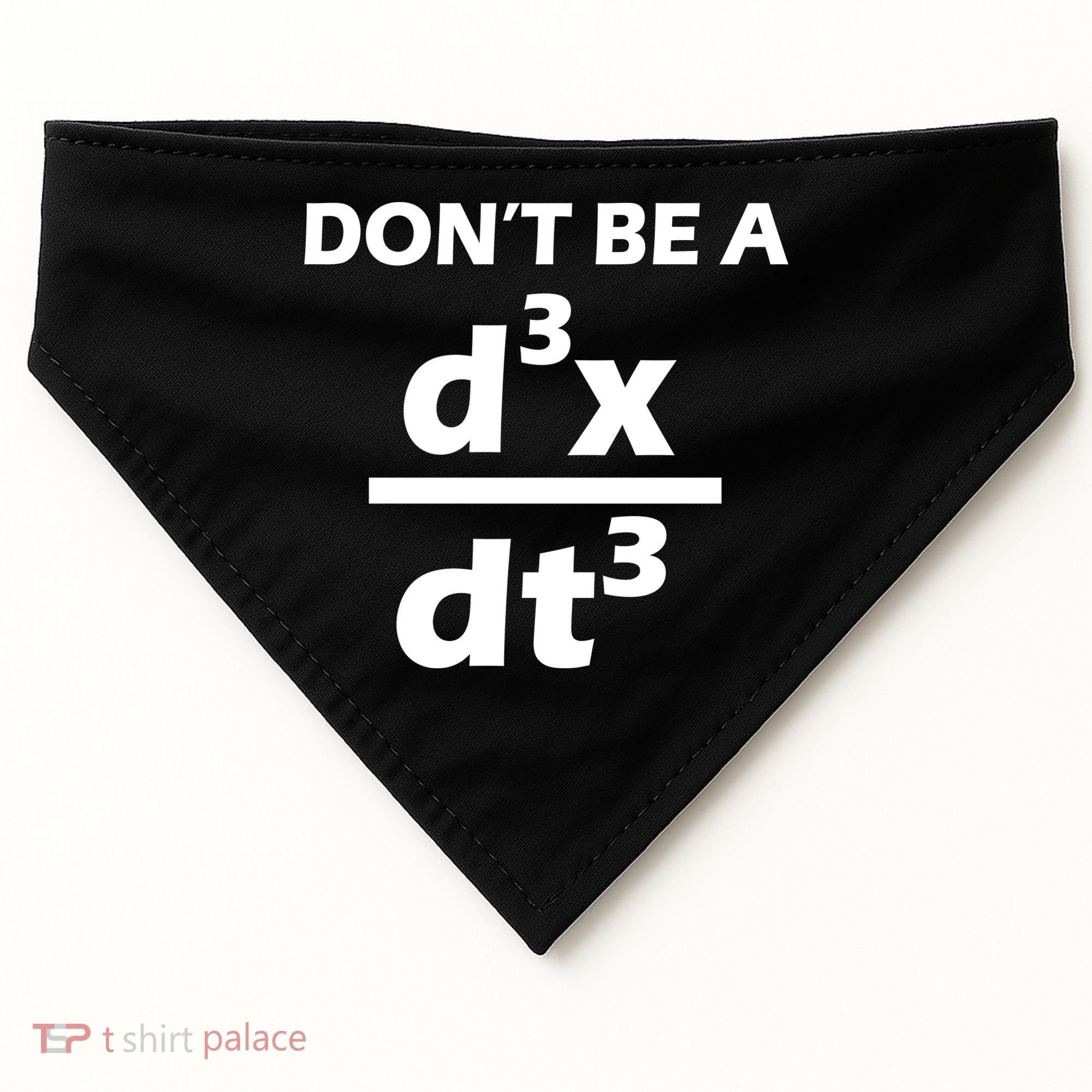 Don't Be A Jerk Mathematics Equation USA-Made Doggie Bandana