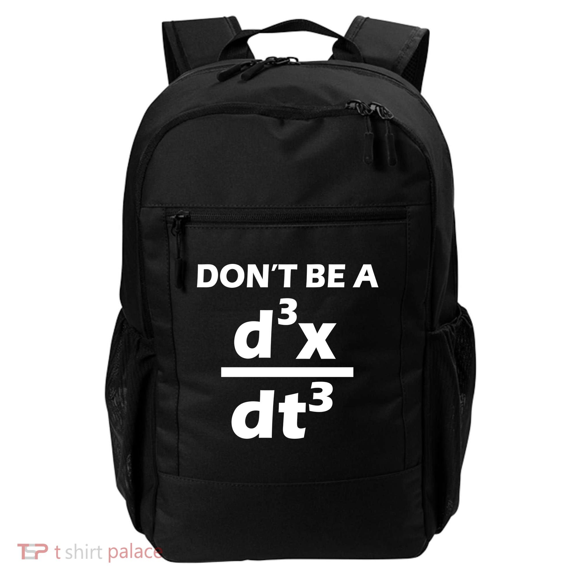 Don't Be A Jerk Mathematics Equation Backpack