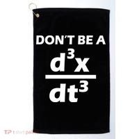 Don't Be A Jerk Mathematics Equation Golf Towel thumb 0