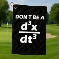 Don't Be A Jerk Mathematics Equation Golf Towel thumb 1