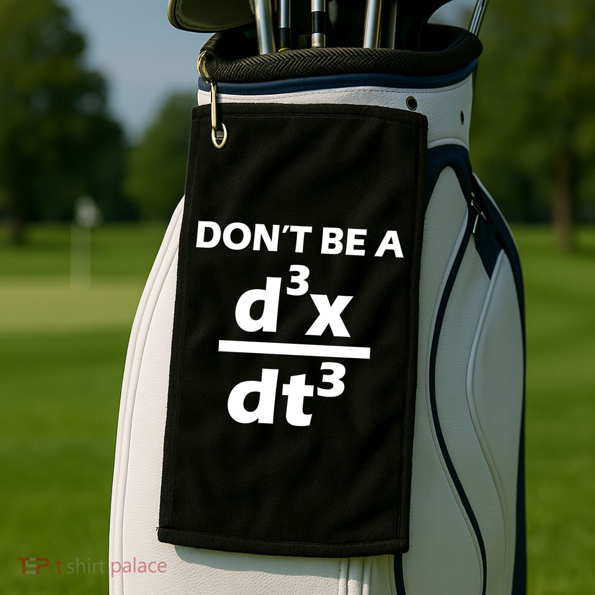 Don't Be A Jerk Mathematics Equation Golf Towel