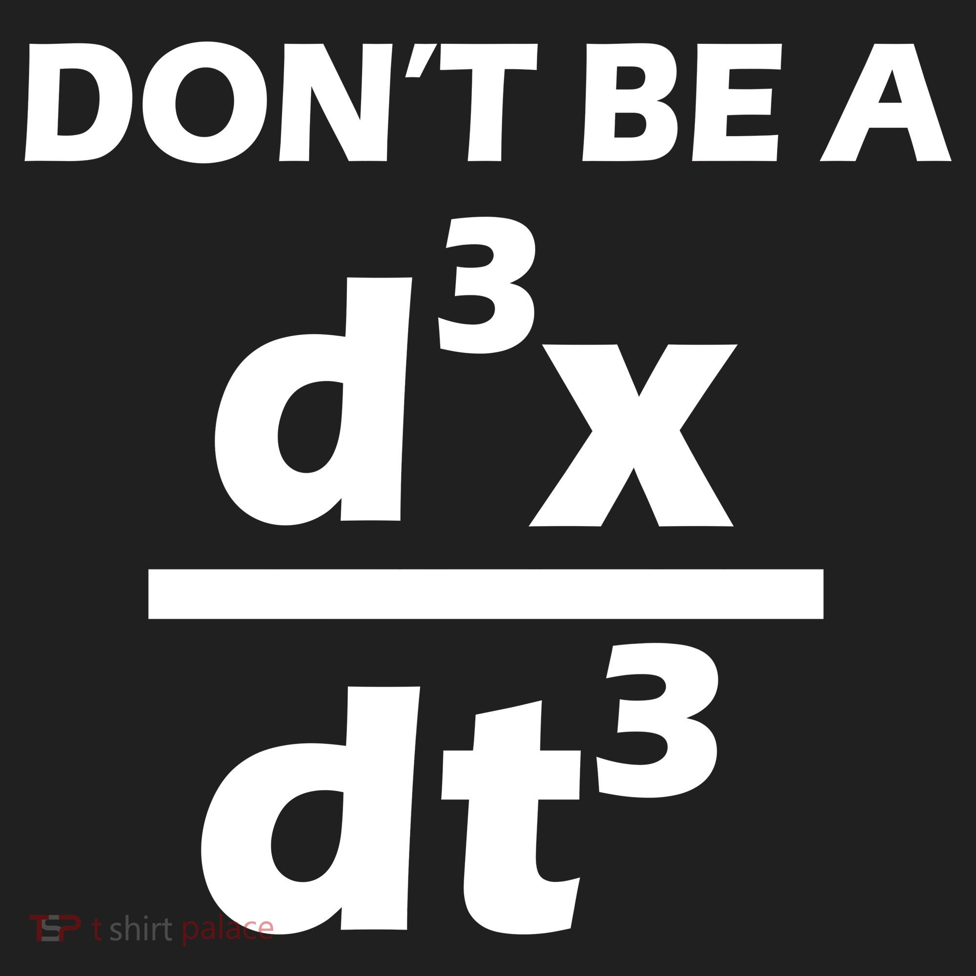 Don't Be A Jerk Mathematics Equation Golf Towel