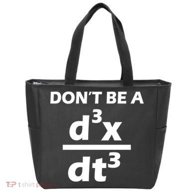 Don't Be A Jerk Mathematics Equation Tote Bag