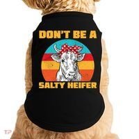 Don't Be A Salty Heifer Doggie Tank thumb 0