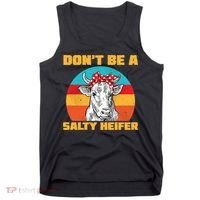 Don't Be A Salty Heifer Tank Top thumb 0
