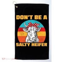 Don't Be A Salty Heifer Golf Towel thumb 0