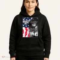 Don't Be Afraid Just Have Faith Mark 5:36 Jesus American Flag Hoodie thumb 5
