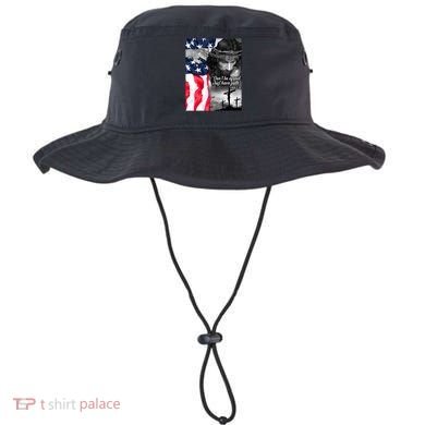 Don't Be Afraid Just Have Faith Mark 5:36 Jesus American Flag Bucket Hat