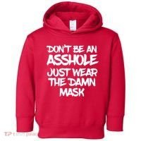 Don't Be An Asshole Just Wear The Damn Mask Toddler Hoodie thumb 0