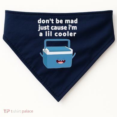 Don't Be Mad Just Cause I'm A Lil Cooler Funny USA-Made Doggie Bandana