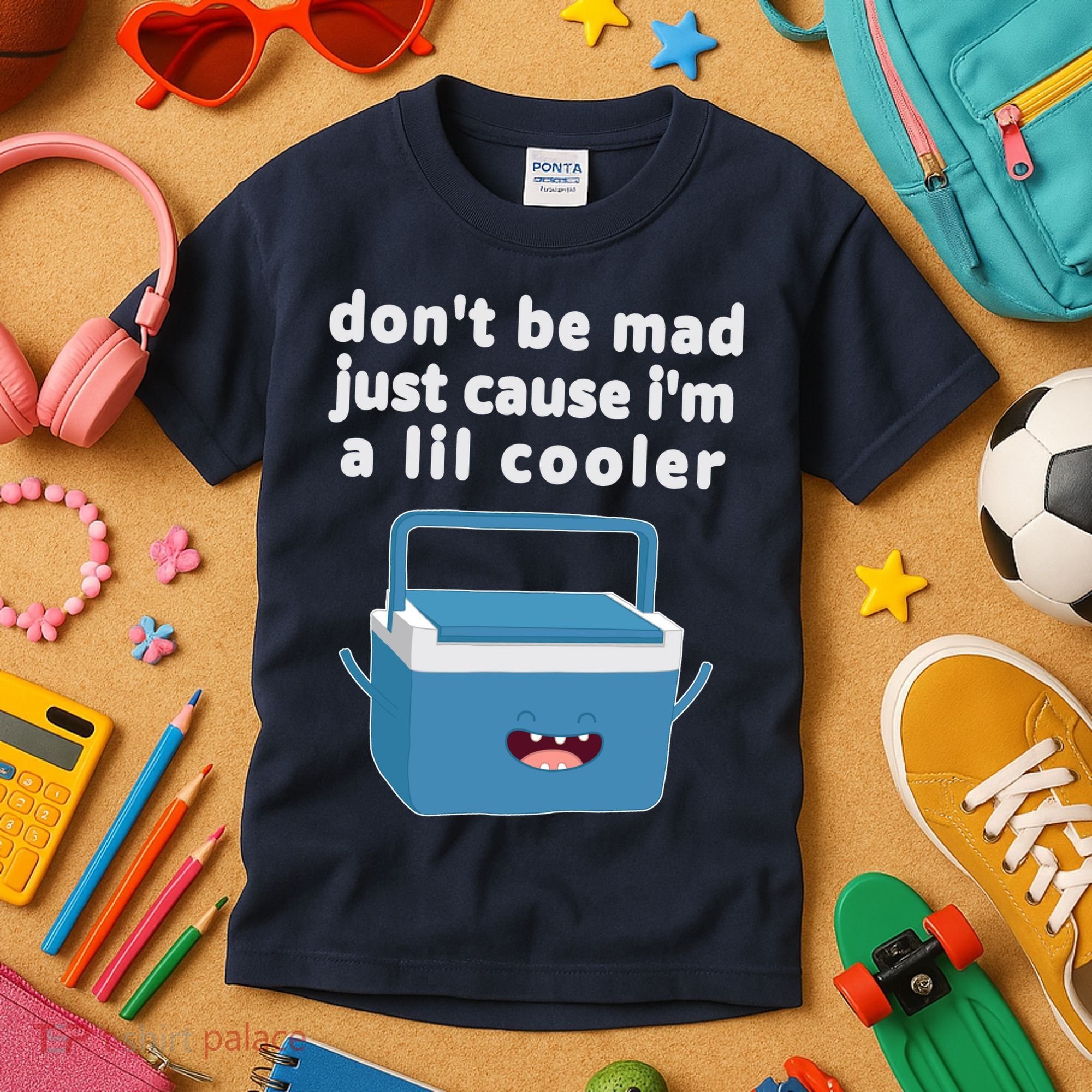 Don't Be Mad Just Cause I'm A Lil Cooler Funny Kids T-Shirt