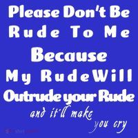 Don't Be Rude To Me Funny Offensive Tote Bag thumb 4